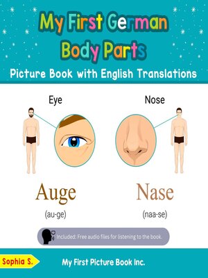 cover image of My First German Body Parts Picture Book with English Translations